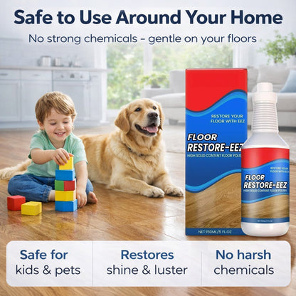 KUBOZN® Floor Restorer – Fast-drying, non-toxic shine. ✨
