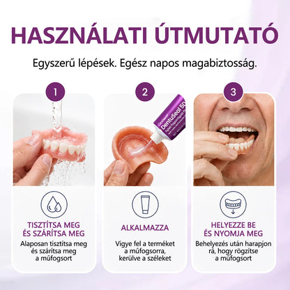 💜CleraNaure® DentuSeal 5D fejlett műfogsorrögzítő és párnázó ragasztó