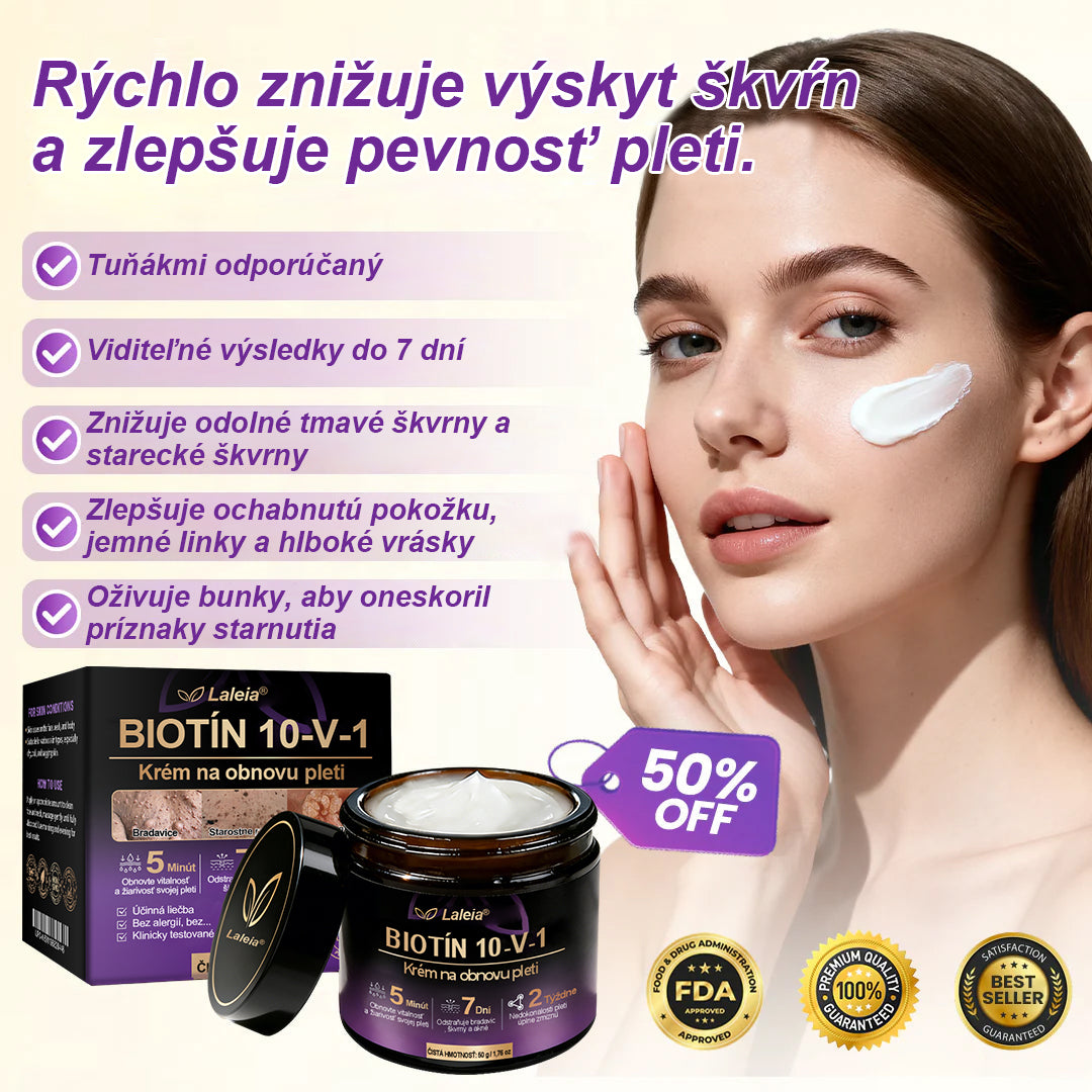 Laleia® Biotin 10 v 1 kožný regeneračný krém✨