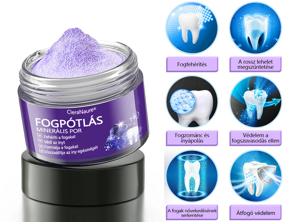 🦷🦷CleraNature® Fogak Helyreállító Ásványi Por🦷🦷