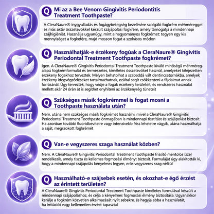 CleraNaure® Ínygyulladás és Fogágyproblémák Kezelésére Szolgáló Fogkrém