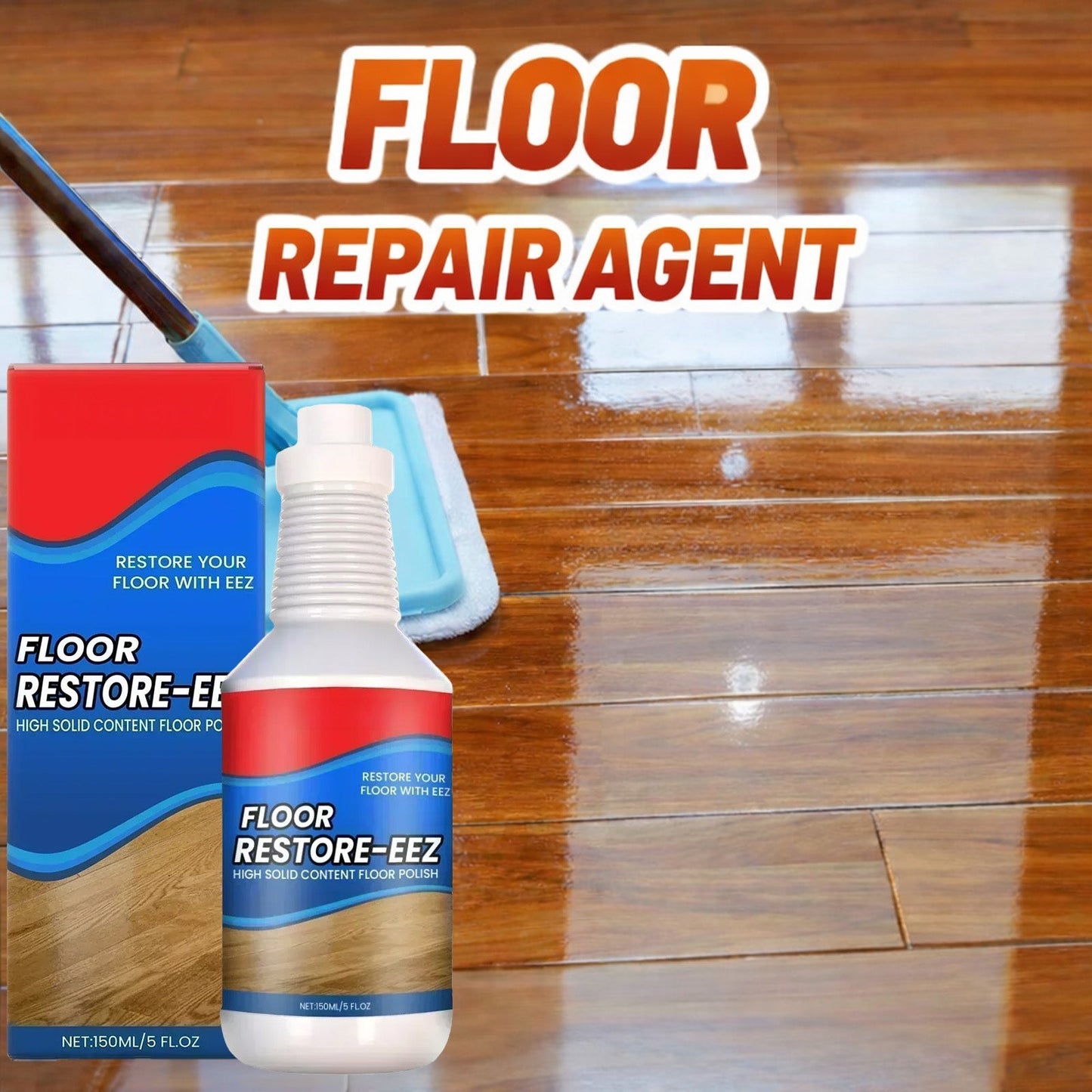 KUBOZN® Floor Restorer – Fast-drying, non-toxic shine. ✨