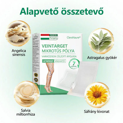 🌿CleraNaure® VeinTarget Mikrotűs Pólya 🗽 Azonnali Enyhülés, Hosszú Távú Eredmények🌿🌿