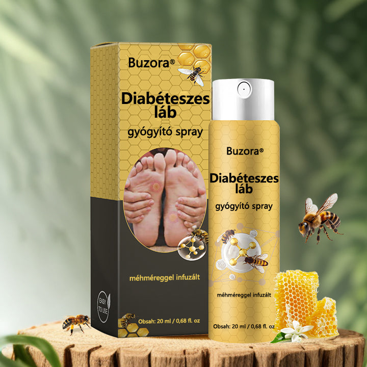 🌿Buzora® Diabéteszes láb gyógyító spray - Méhméreg infúzióval