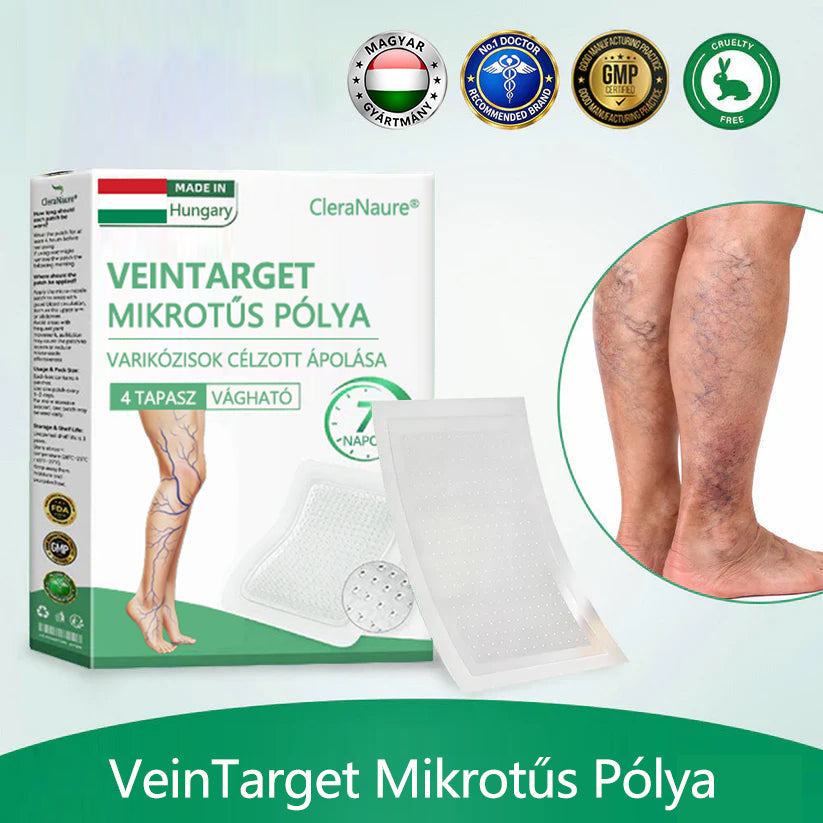 🌿CleraNaure® VeinTarget Mikrotűs Pólya 🗽 Azonnali Enyhülés, Hosszú Távú Eredmények🌿🌿