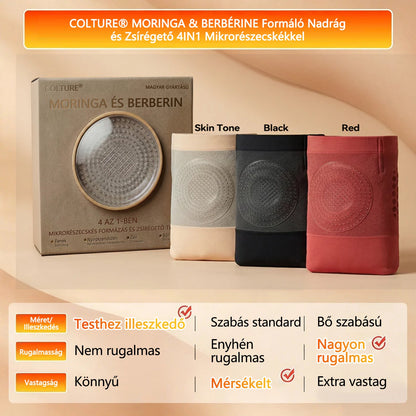 Hivatalos márkabolt | COLTURE® 2026 Moringa & Berberine 4-in-1 mikrorészecskés alakformáló és zsírégető rövidnadrág