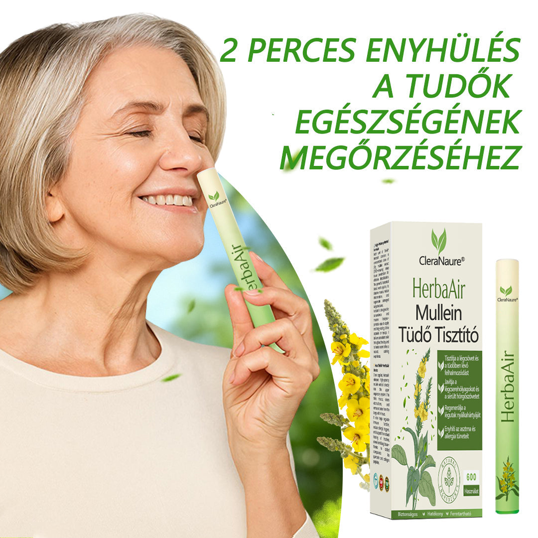 🏅CleraNaure® HerbaAir Mullein Tüdőtisztító