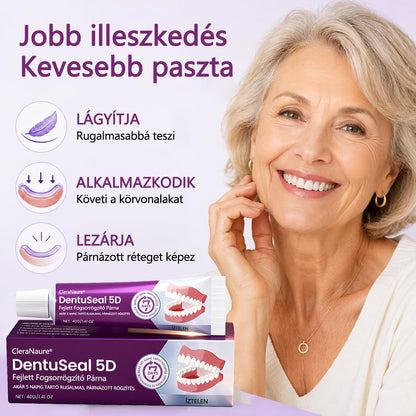 💜CleraNaure® DentuSeal 5D fejlett műfogsorrögzítő és párnázó ragasztó