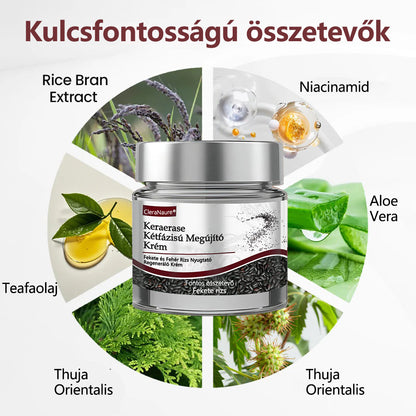 🧡Hivatalos áruház👨‍⚕️ CleraNaure® KeraErase - Kettős hatású bőrfiatalító krém 👨‍⚕️ (Kettős hatású fiatalítás – simítja a kiemelkedő dudorokat és lebontja a mélyen lerakódott keratint savak és irritáció nélkül)🌙