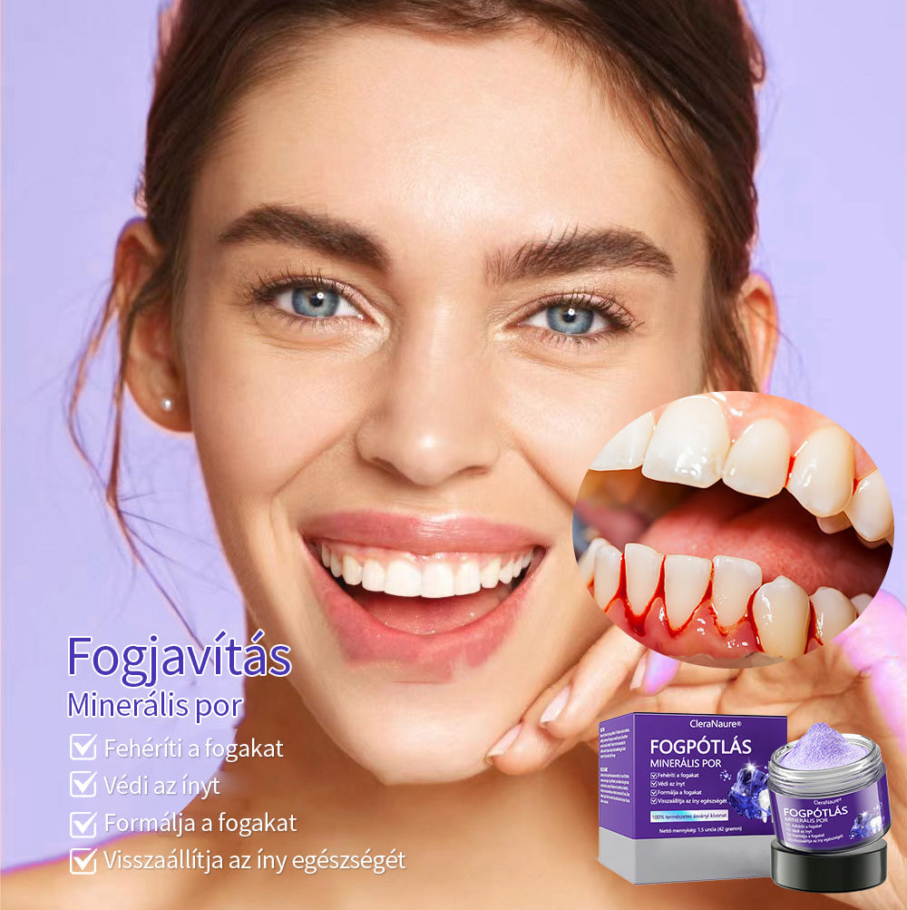 🦷🦷CleraNature® Fogak Helyreállító Ásványi Por🦷🦷
