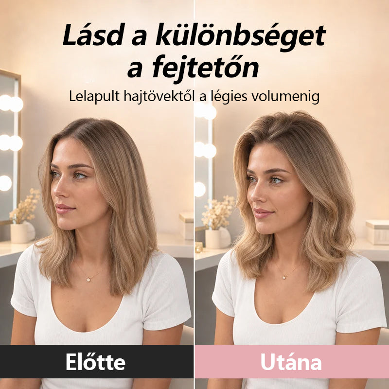 🎉 Több mint 48 ezer eladott darab 💇 Vezeték nélküli, melegítő hajtőemelő volumenfokozó csipesz, hordozható hajformázó eszköz lapos és vékonyszálú hajhoz