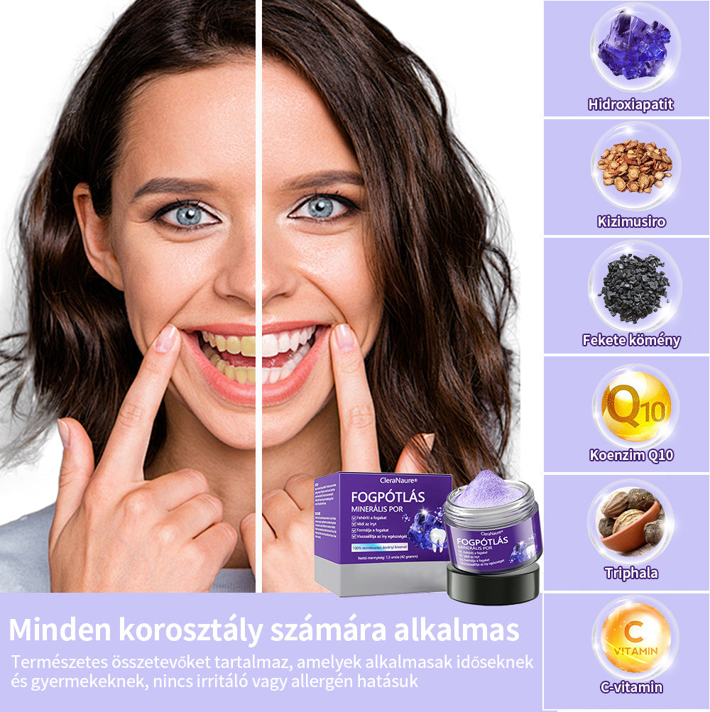 🦷🦷CleraNature® Fogak Helyreállító Ásványi Por🦷🦷