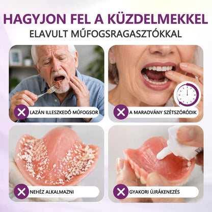 💜CleraNaure® DentuSeal 5D fejlett műfogsorrögzítő és párnázó ragasztó