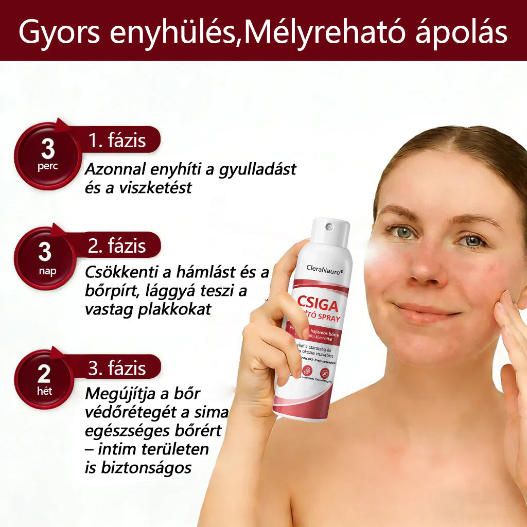 CleraNature® Bálnazsír Spray Viszkető, Hámló Psoriasisra Hajlamos Bőrre⭐⭐⭐