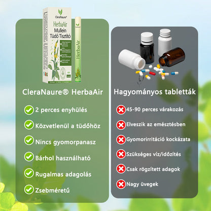 🏅CleraNaure® HerbaAir Mullein Tüdőtisztító