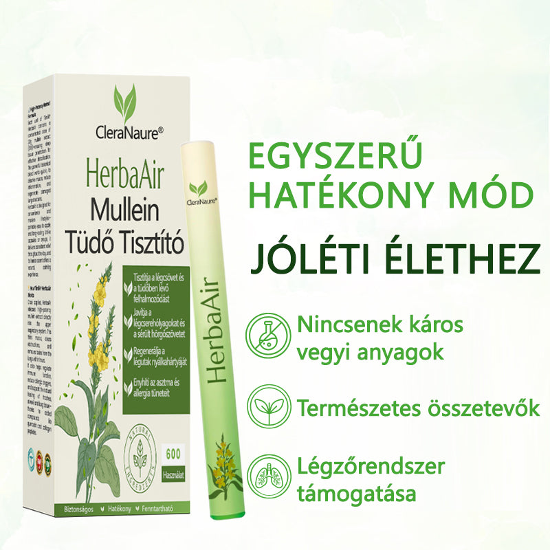 🏅CleraNaure® HerbaAir Mullein Tüdőtisztító