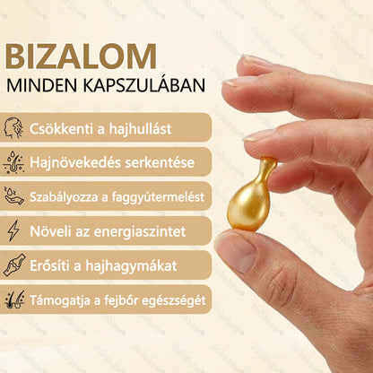 🔥 Hajnövesztő kapszula | CleraNaure® hajnövesztő kapszula | Nanotechnológiás behatolás, mélyen a hajgyökerekig