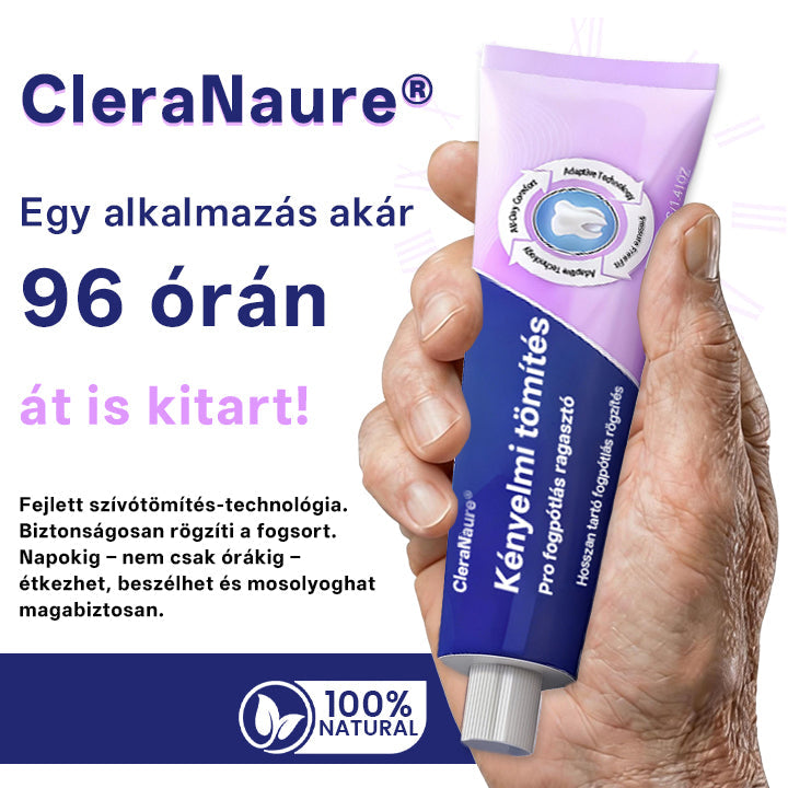 💎💎  KORLÁTOZOTT KÜLÖNLEGES AJÁNLAT 🔥 CleraNaure® Comfort Seal Pro Fogsor Ragasztó 🦷💜 FDA Tanúsítvánnyal🦷🦷