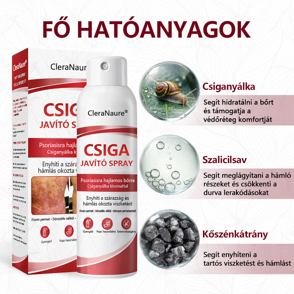 CleraNature® Bálnazsír Spray Viszkető, Hámló Psoriasisra Hajlamos Bőrre⭐⭐⭐