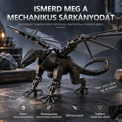🔥 FORRÓ AKCIÓ – 50% KEDVEZMÉNY 🥚🐉 DragonMorph – Átalakuló mechanikus tojásból sárkánnyá játék 🐉