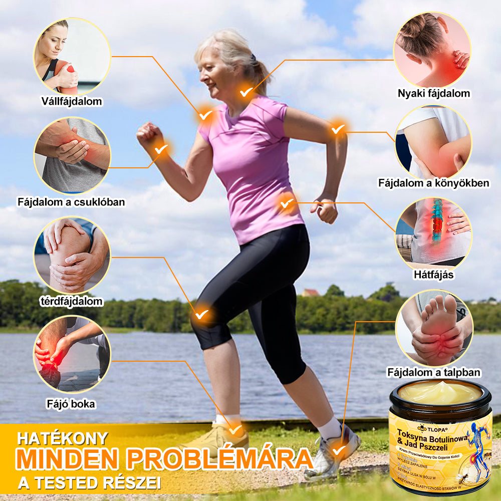 Buzora® Botulinum Toxin és Méhméreg Fájdalomcsillapító Csontgyógyító Krém🌿