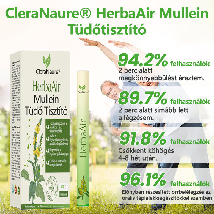 🏅CleraNaure® HerbaAir Mullein Tüdőtisztító