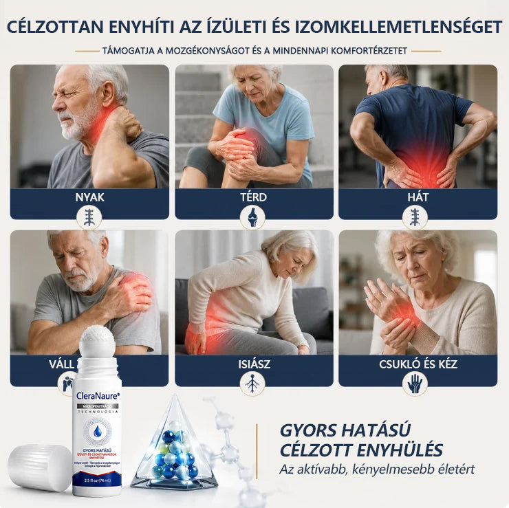 🦵 CleraNaure® Gyors Hatású Ízület- és Csonttámogató Formula ✨ Mikrotűs Ízület- és Csontregeneráló Görgő