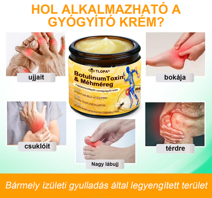 Buzora® Botulinum Toxin és Méhméreg Fájdalomcsillapító Csontgyógyító Krém🌿