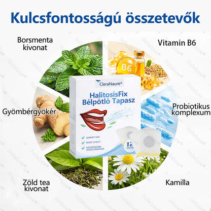 🔥🔥CleraNaure® HalitosisFix Bélpótló Tapasz 🎉Speciális, korlátozott idejű kedvezmény