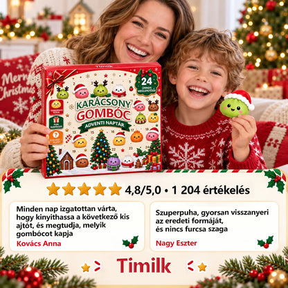 🎁CleraNaure® Eredeti Gombóc Adventi Naptár