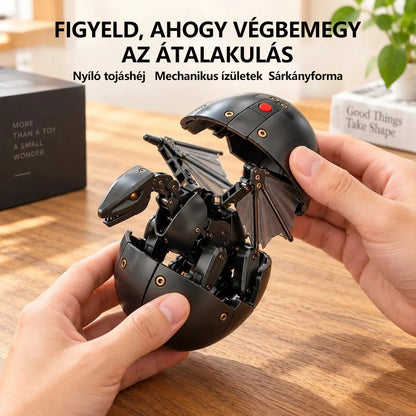 🔥 FORRÓ AKCIÓ – 50% KEDVEZMÉNY 🥚🐉 DragonMorph – Átalakuló mechanikus tojásból sárkánnyá játék 🐉