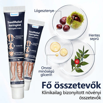 Buzora® keringést támogató krém duzzadt, nehéz lábakra