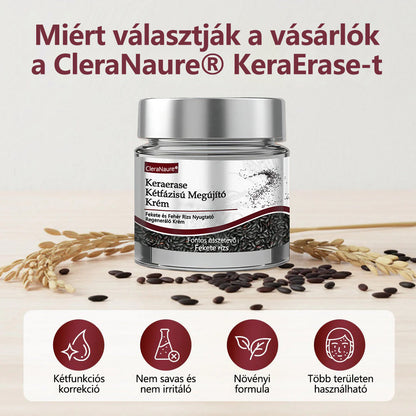 🧡Hivatalos áruház👨‍⚕️ CleraNaure® KeraErase - Kettős hatású bőrfiatalító krém 👨‍⚕️ (Kettős hatású fiatalítás – simítja a kiemelkedő dudorokat és lebontja a mélyen lerakódott keratint savak és irritáció nélkül)🌙