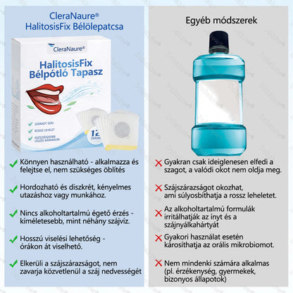 🔥🔥CleraNaure® HalitosisFix Bélpótló Tapasz 🎉Speciális, korlátozott idejű kedvezmény
