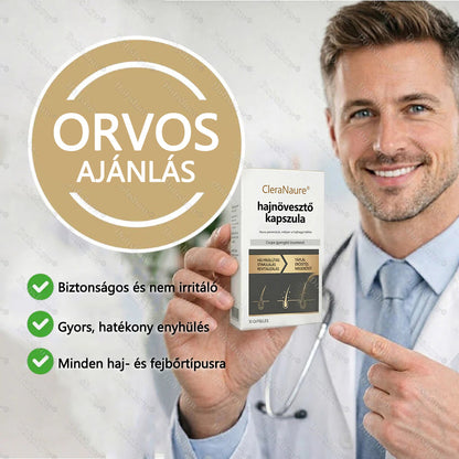 🔥 Hajnövesztő kapszula | CleraNaure® hajnövesztő kapszula | Nanotechnológiás behatolás, mélyen a hajgyökerekig