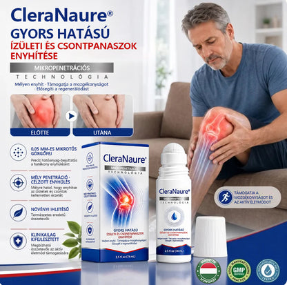 🦵 CleraNaure® Gyors Hatású Ízület- és Csonttámogató Formula ✨ Mikrotűs Ízület- és Csontregeneráló Görgő