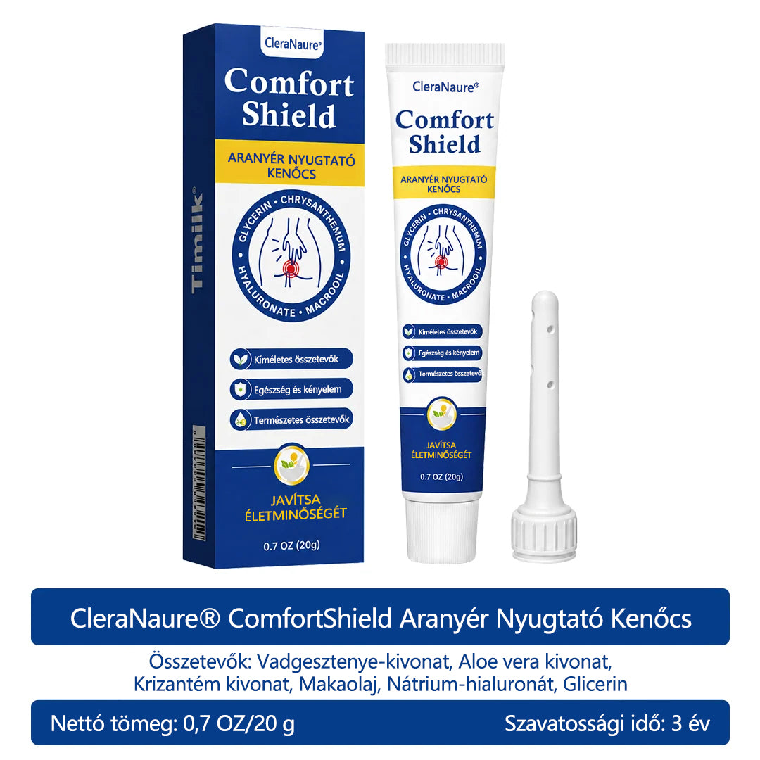 CleraNaure® ComfortShield Aranyér Nyugtató Kenőcs🔵🔵🔵🔵