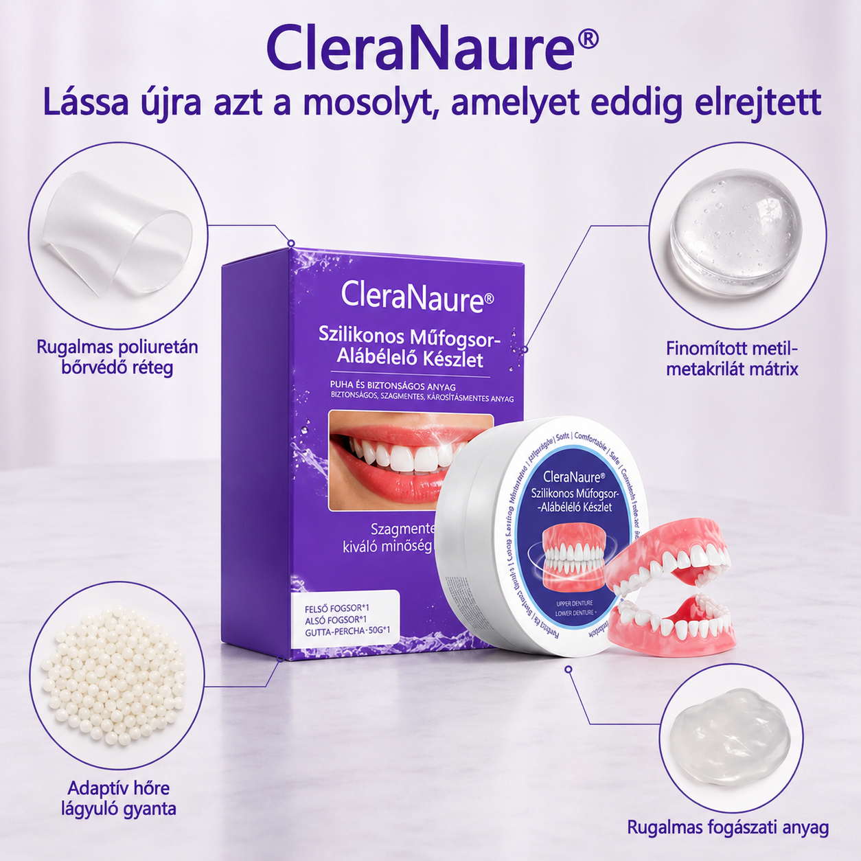 ⭐CleraNaure® – Ne takarja többé a száját nevetés közben! Magabiztosabb mosoly akár 3 perc alatt, fogorvos és hosszú várakozás nélkül.