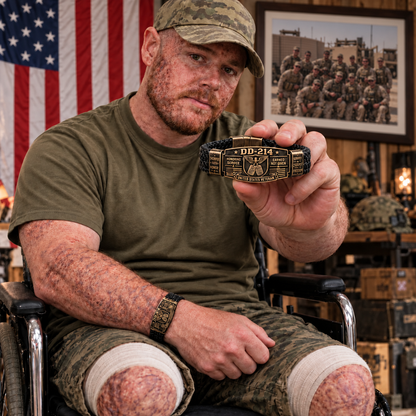 100%-ban kézzel készített magyar veterán emlékkarkötő (Chad Smith Handmade®)