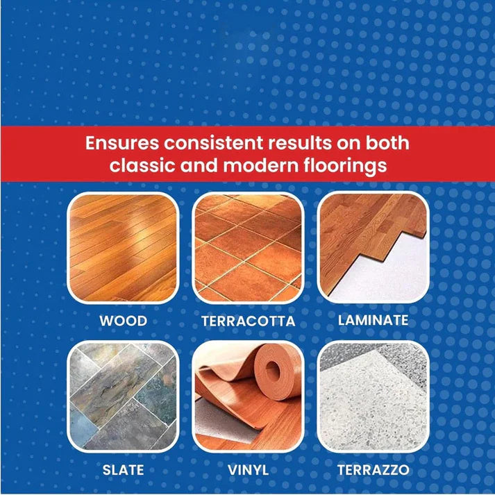 KUBOZN® Floor Restorer – Fast-drying, non-toxic shine. ✨